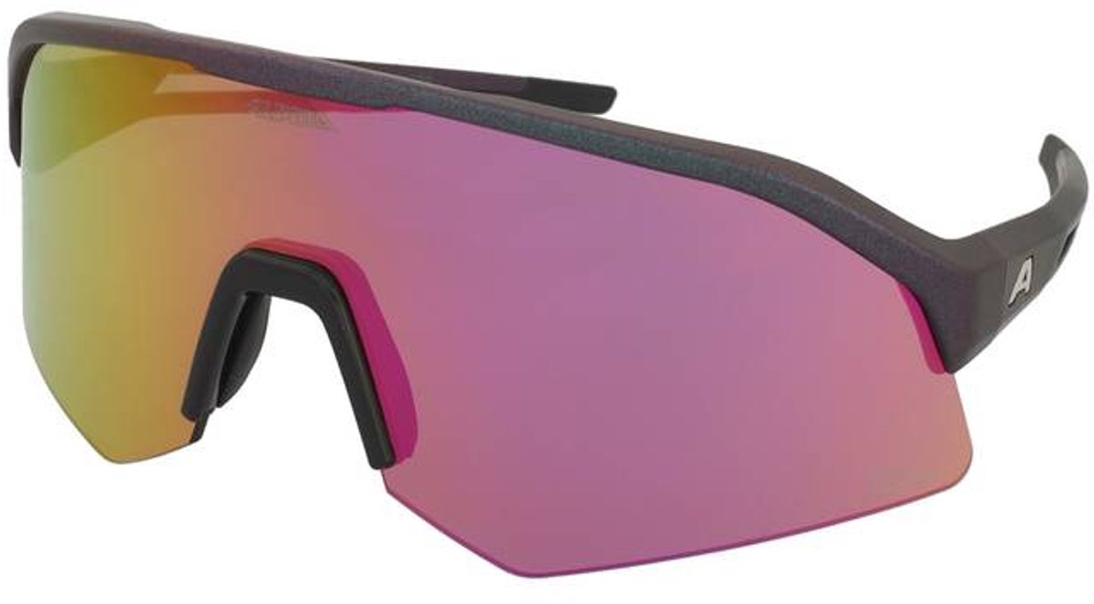 Zonnebrillen Alpina Sonic HR Q-Lite Black Purple Metalic Matt/Pink Mirror