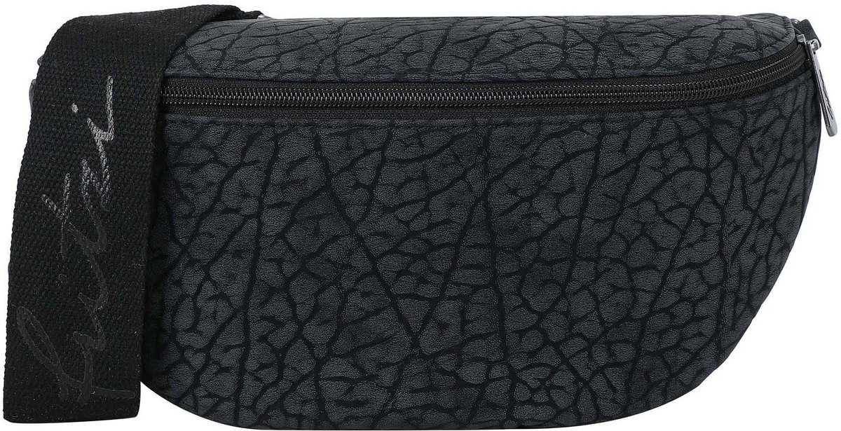 Fritzi aus Preußen schoudertas Ella Bum Bag Matta Soft Black antraciet