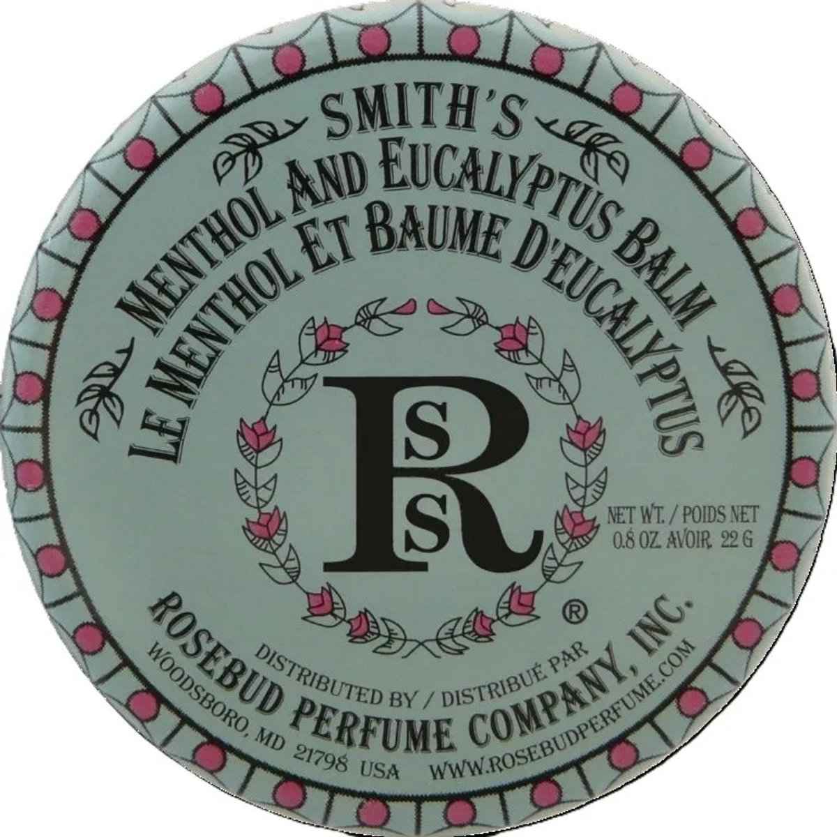Rosebud Salve Menthol & Eucalyptus - 22 gram - Lippenbalsem