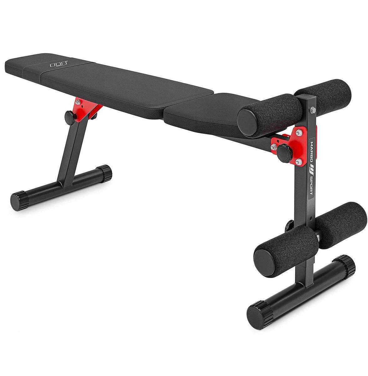 Marbo Sport - Fitnessbank - Fitness Halterbank MH-L104 2.0 - Opvouwbaar (recht-schuine) - Ergonomische bekleding en snelvouwsysteem