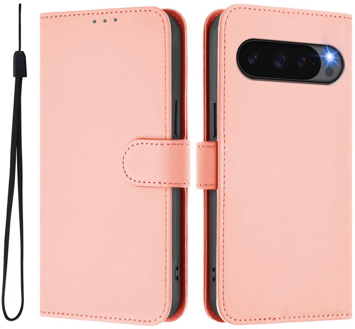 Mobigear Telefoonhoesje geschikt voor Google Pixel 10 Pro XL Hoesje | Mobigear Urban Wallet Bookcase Portemonnee | Pasjeshouder voor 3 Pasjes | Telefoonhoesje voor Pinpas / OV Kaart / Rijbewijs - Roze
