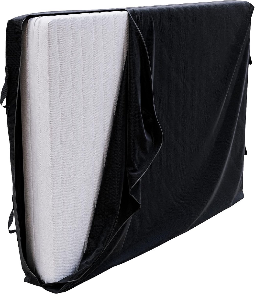 Beschermhoes voor het Opbergen en Verplaatsen van Matrassen - Voor Matras Eenpersoonsbed (25cm diep) - met 4 Handvaten en een Rits - Volledige Matrashoezen voor Waterdicht Opbergen, Matrasbeschermerzak