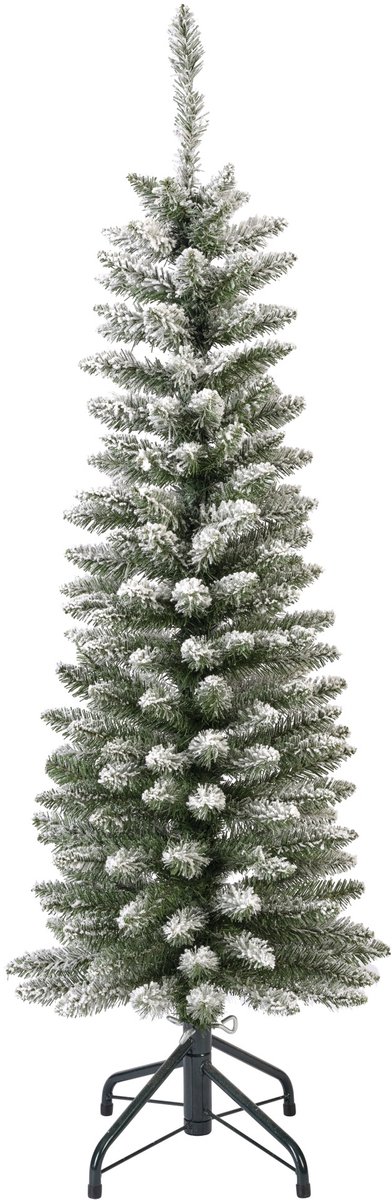 Bol.com EVERLANDS Pencil pine snowy h150cm groen/wit aanbieding
