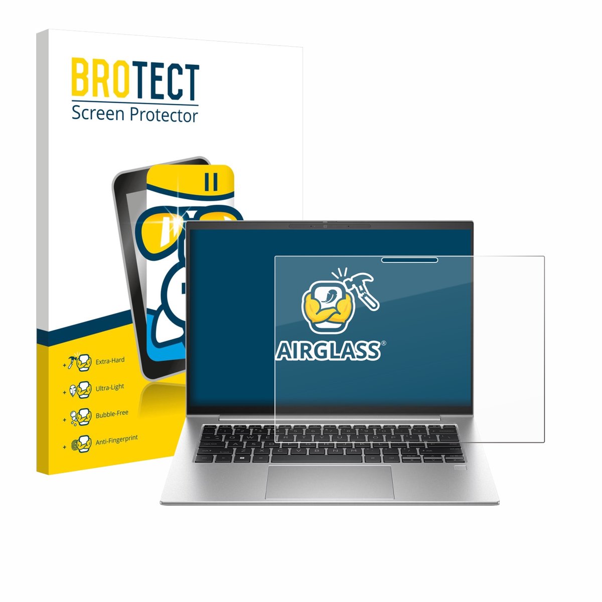 Screenprotector voor HP Elite x360 1040 G10 2-in-1 Beschermglas transparant