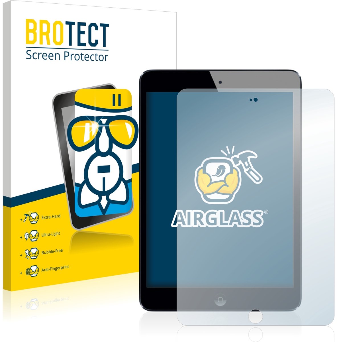 Screenprotector voor Apple iPad Mini 3 2014 Beschermglas transparant