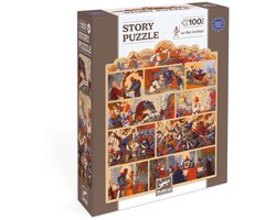 Djeco puzzel - kinderpuzzel Le Roi Arthur ridder avontuur.