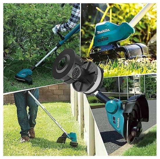 Vervangspoelen voor Grastrimmer - Geschikt voor DUR181, DUR141, DUR180Z, DUR181Z - 3 Spoelen + 1 Deksel + 1 Veer - Voor Grasmaaier en Tuingereedschap van Merkloos	 — afbeelding 5