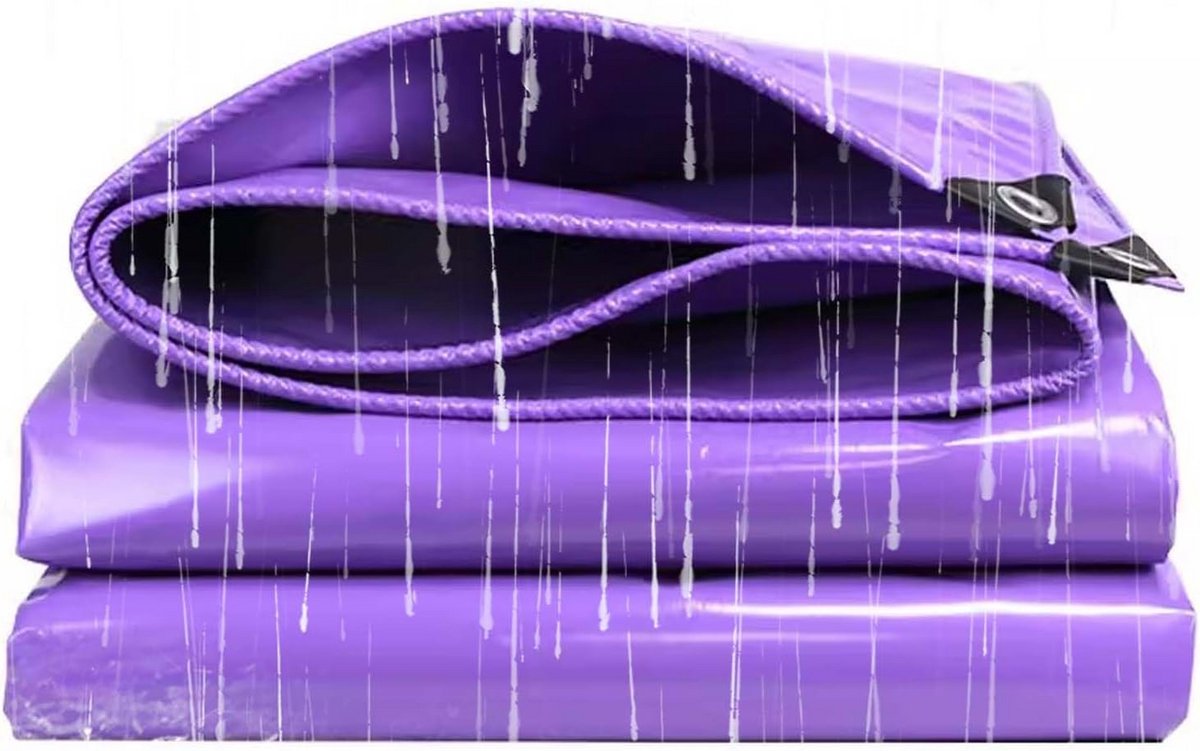 Extra Sterk & Waterdicht Zeildoek 3x5m met Ringetjes - Robuuste Beschermhoes voor Camping, Houtopslag en Tuin