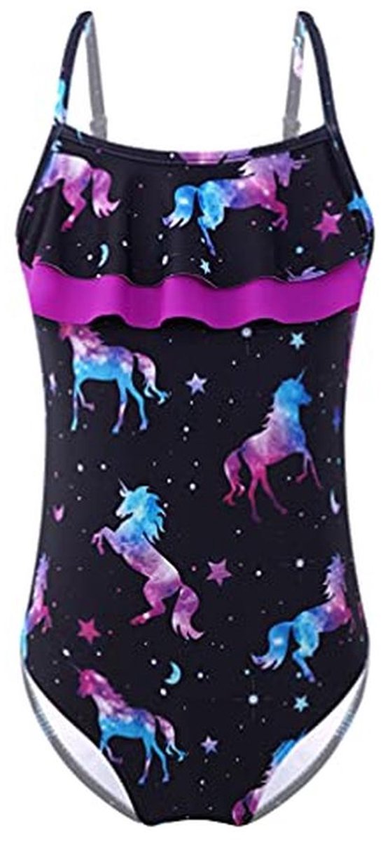 Zeemeermin badpak voor meisjes met ruches - Kinder zwempak en bikini - Beachwear 98-176