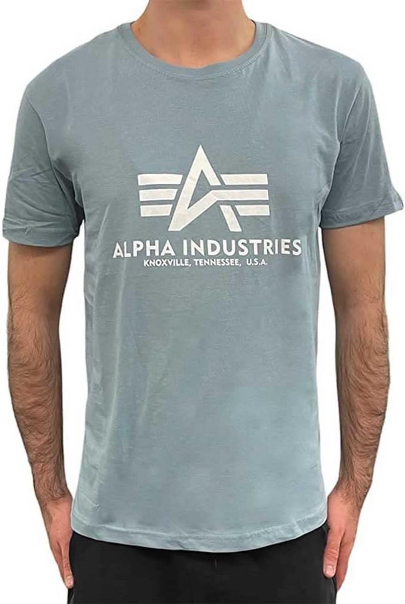 Heren Basic T-shirt met Groot Logo
