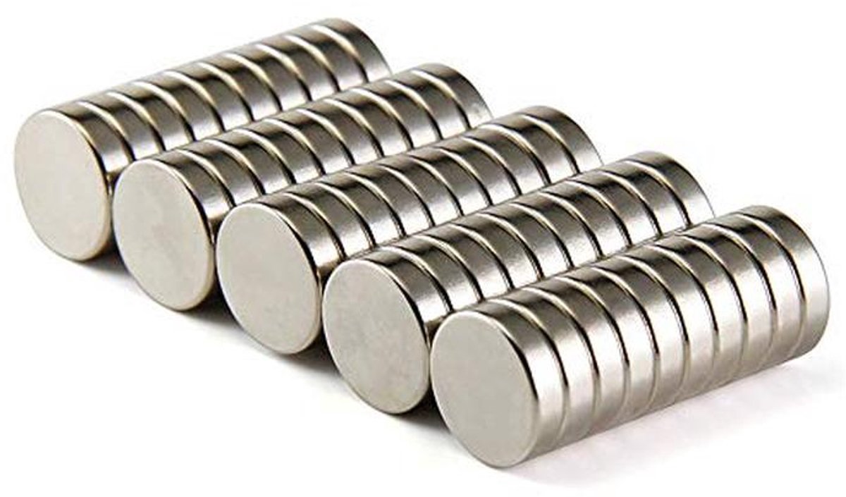 Sterke Neodymium Magneetjes 12 x 3 mm - 25 Stuks Koelkastmagneten voor DIY en Kantoor