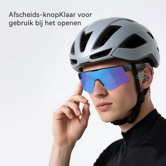 Blackview Bril - D2 Slimme Bril - UV400 Polarizing LensEffectively Block - Last up to around 10 hours - Zwart van Merkloos — afbeelding 2