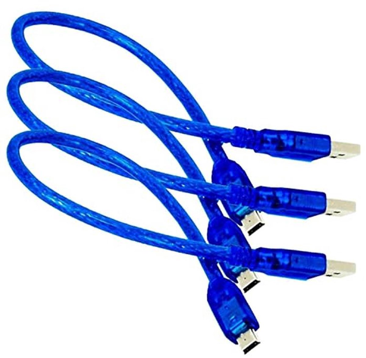 Mini USB kabel 3-Pack 30 cm voor Arduino Nano V3