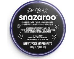 Snazaroo 1118111 - Black - 18ml Aqua Schmink & Kinderschmink voor Kinderen en Volwassenen