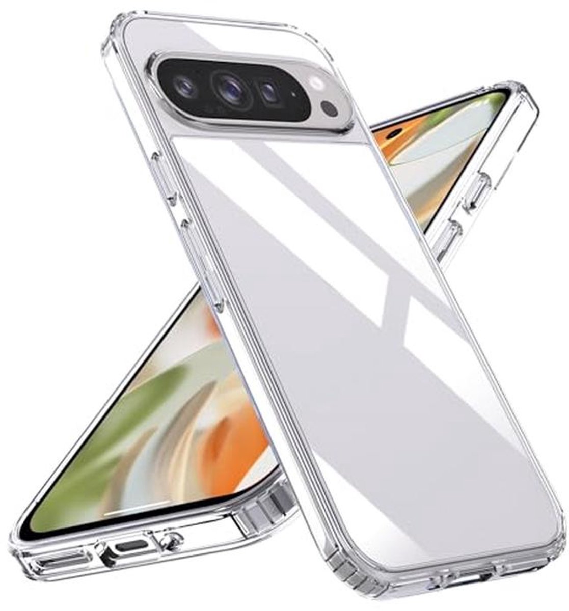 Hoesje voor Google Pixel 9 / Pixel 9 Pro - Schokbestendig TPU en Harde PC Bescherming