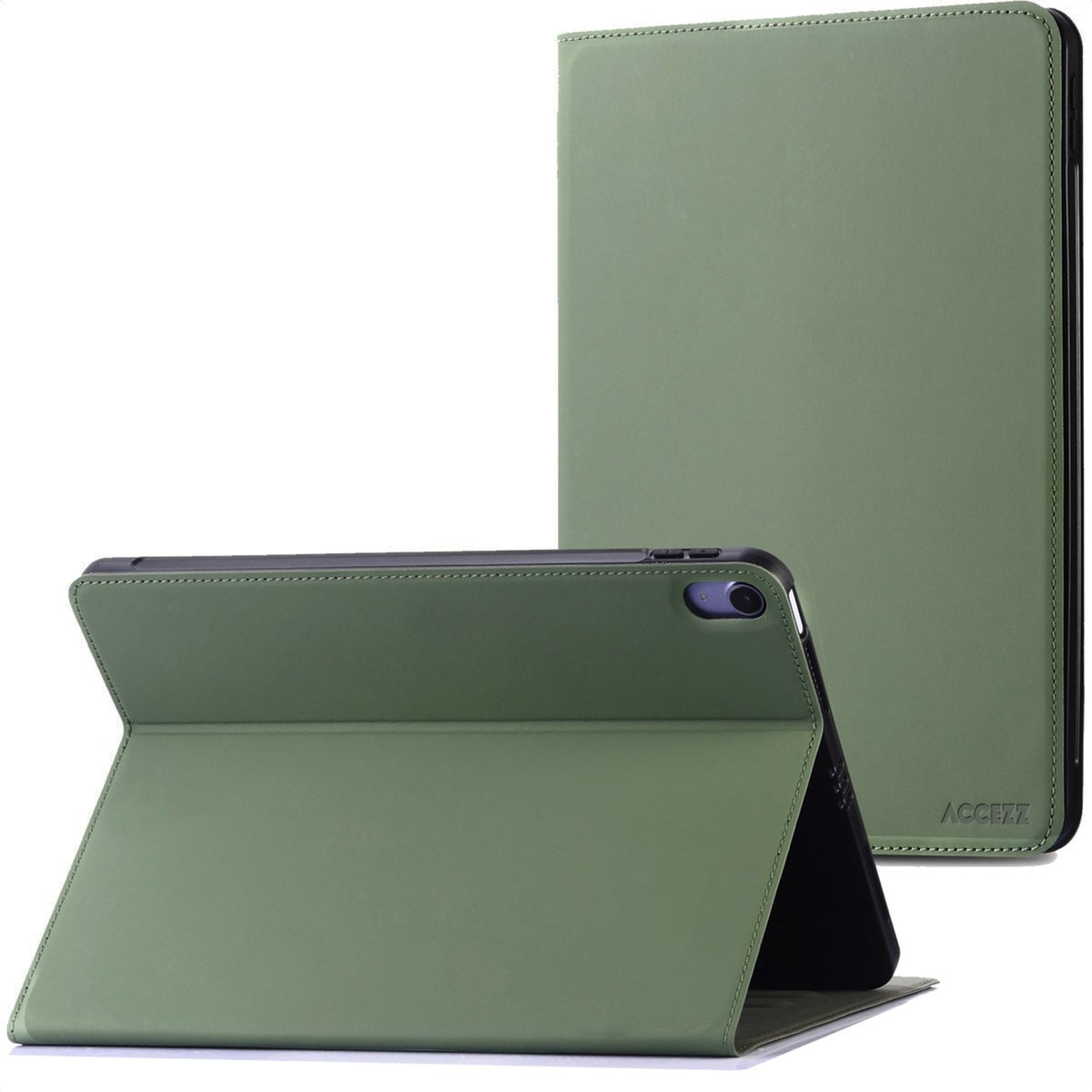 Accezz Tablet Hoes - Geschikt voor Apple iPad Mini 6 (2021) - Classic Tablet Case - Groen