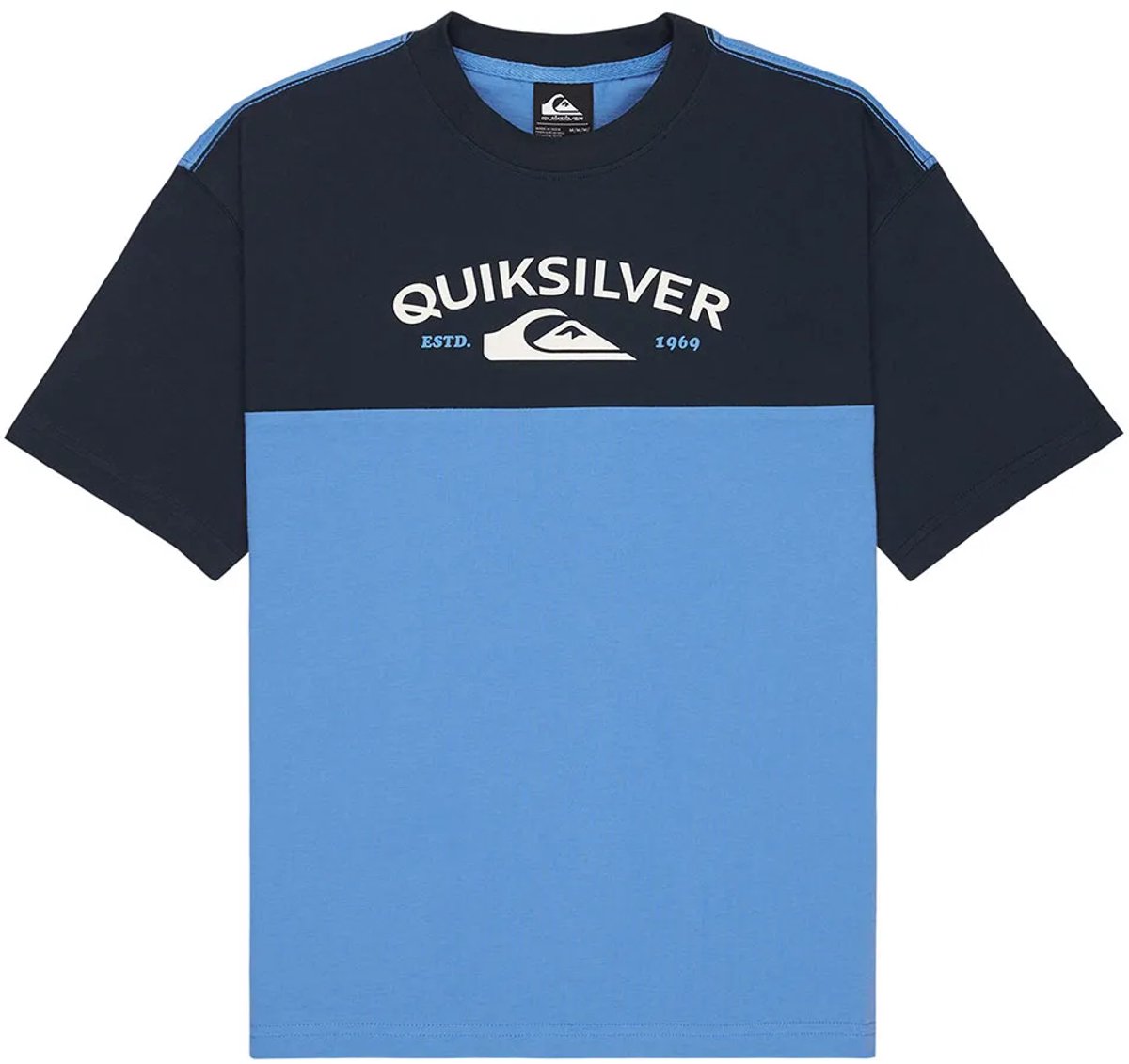 Quiksilver Knowledge Aera T-shirt Met Korte Mouwen 10 Years Jongen Blauw