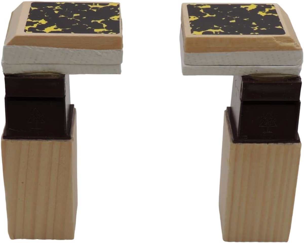 Koekoeksklok Balg - Houten Klokonderdeel - Klokreparatie - Compleet Zwart Bos - 65mm - Bruin
