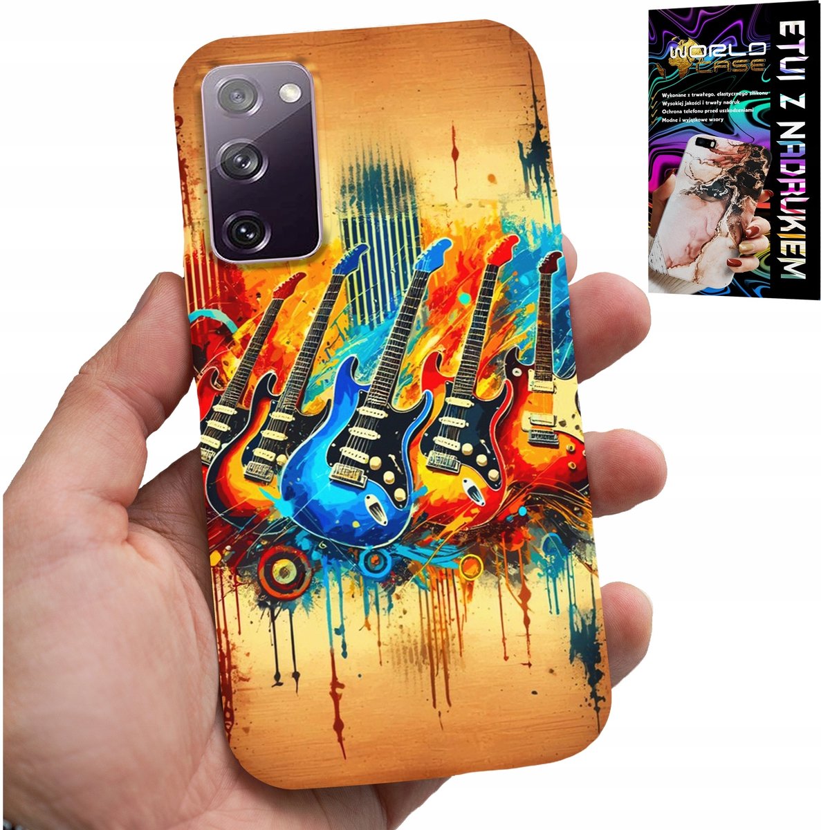 HOESJE VOOR SAMSUNG GALAXY S20 LITE - ELEKTRISCHE GITAAR, ROCK AND ROLL, METAL