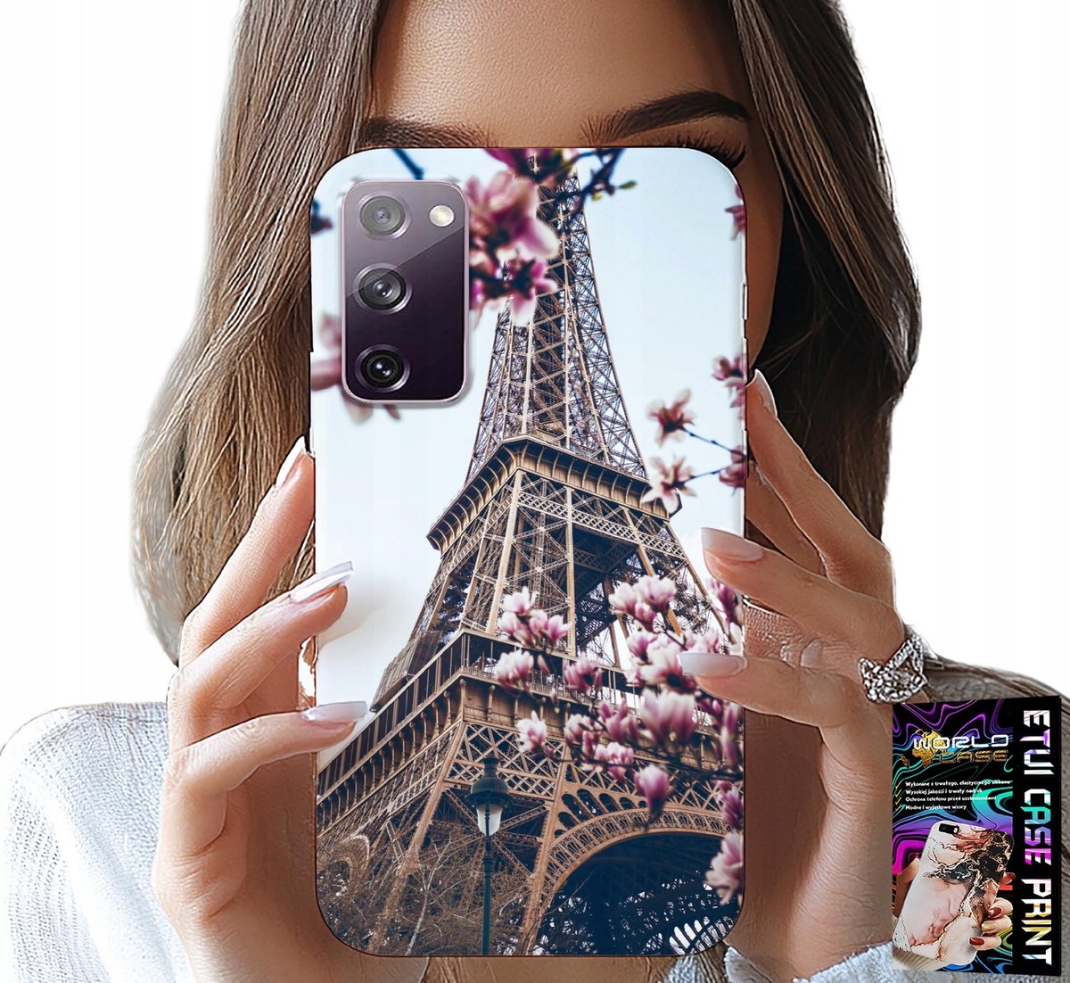 HOESJE VOOR SAMSUNG GALAXY S20 FE - PARIJS EIFFELTOREN MOOIE PLEKKEN ACHTERKANT