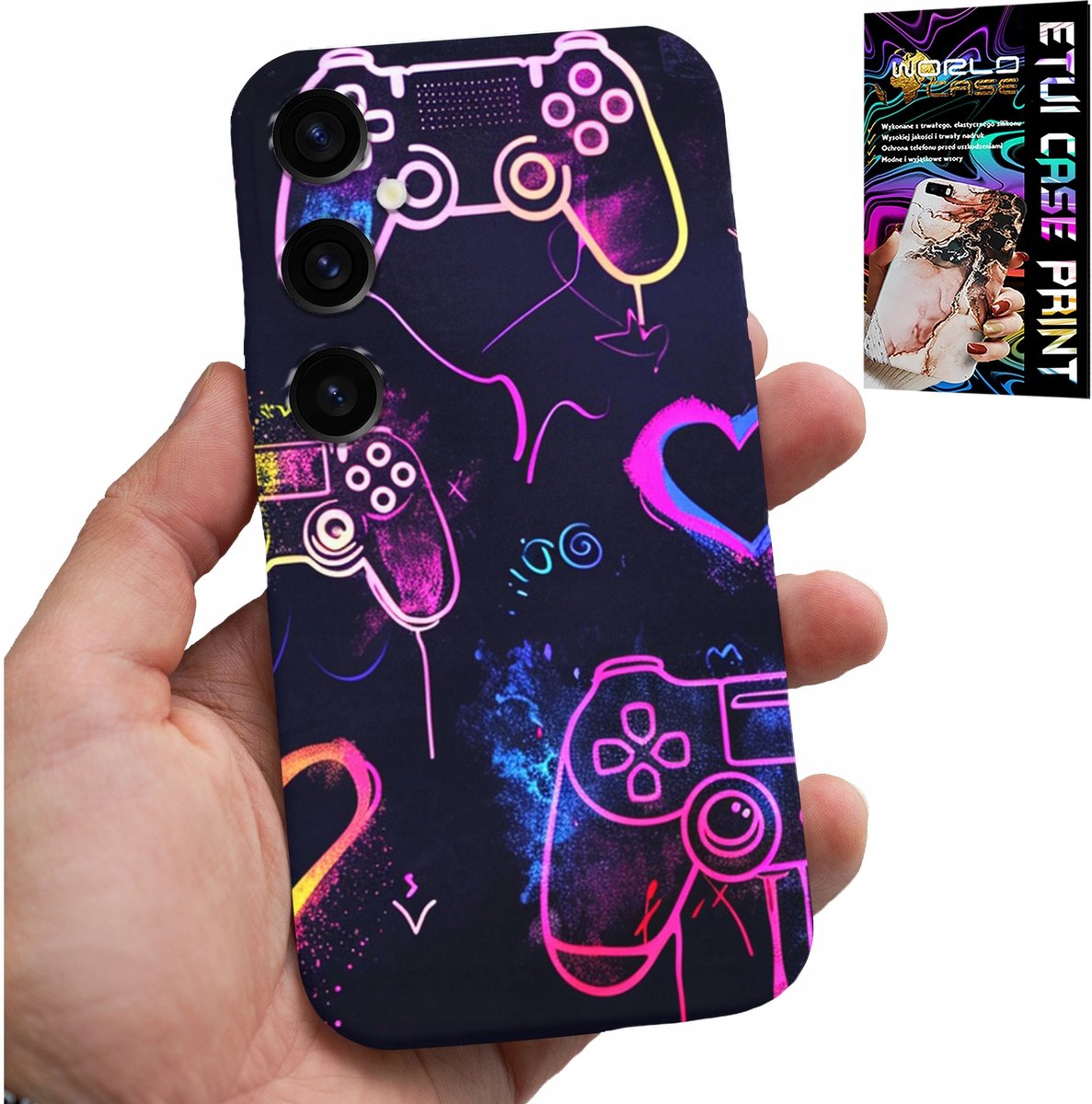 HOESJE VOOR SAMSUNG GALAXY A54 5G - HOESJE VOOR GAMERS, GAME, PATRONEN VOOR GAMERS