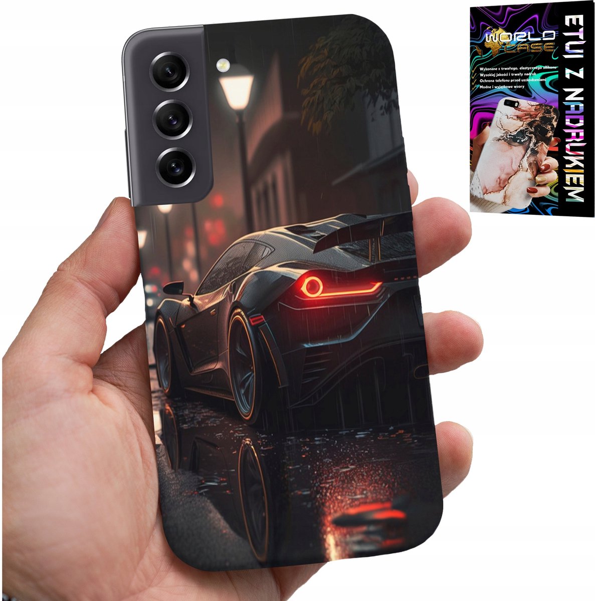 HOESJE VOOR SAMSUNG GALAXY S22 - SPORTWAGENS MOTORFIETSEN GLAS