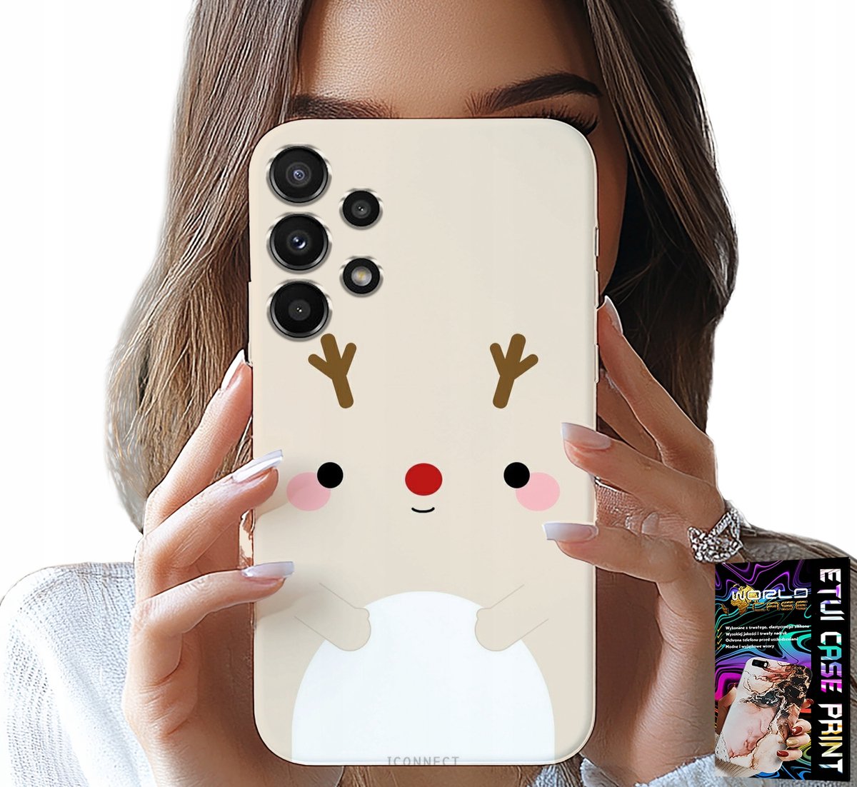 HOESJE VOOR SAMSUNG GALAXY A32 4G - RENDIER, RENDIER, KERSTPATROON