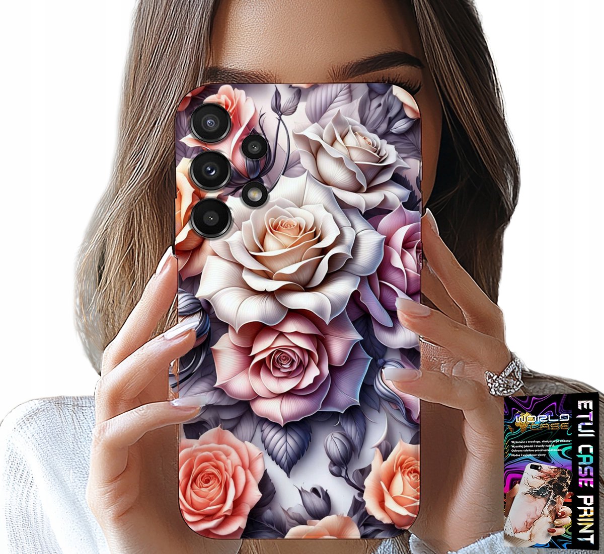 Hoesje voor Samsung Galaxy A32 4G - Bloemenpatroon, rozen, bloemen