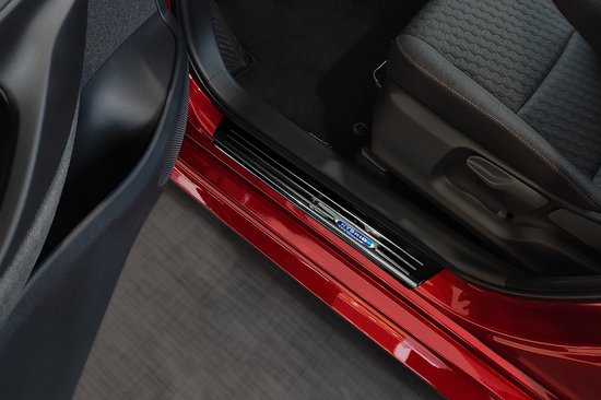 4 stuks Roestvrijstalen Auto Instaplijsten Beschermer Voor Mazda CX-5 CX5 KE KF 2014 2015 2016 2017 2018 2019 2020, Welkom Pedaal Scuff Guard Antislip Auto Styling Decoratie Accessoire