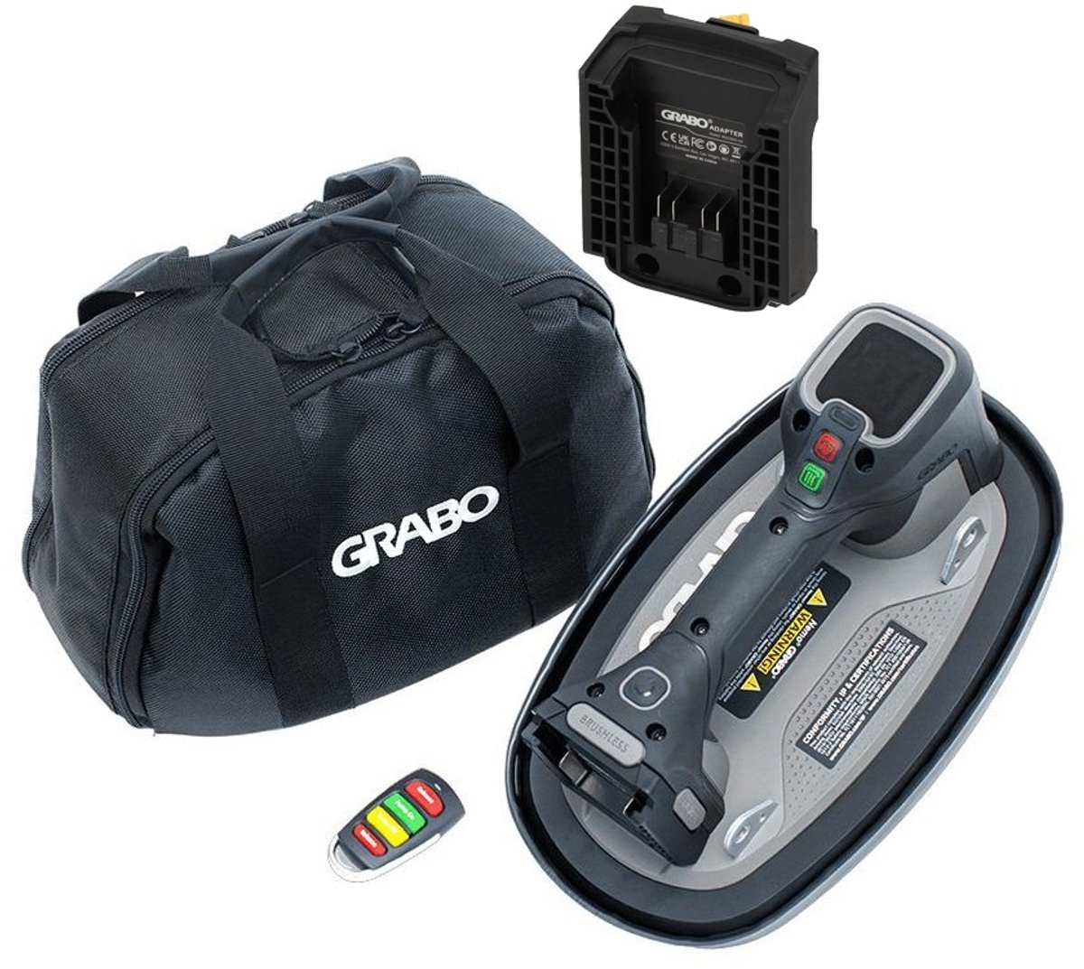 Grabo Pro Brushless in Tas met Milwaukee 18V accu aansluiting