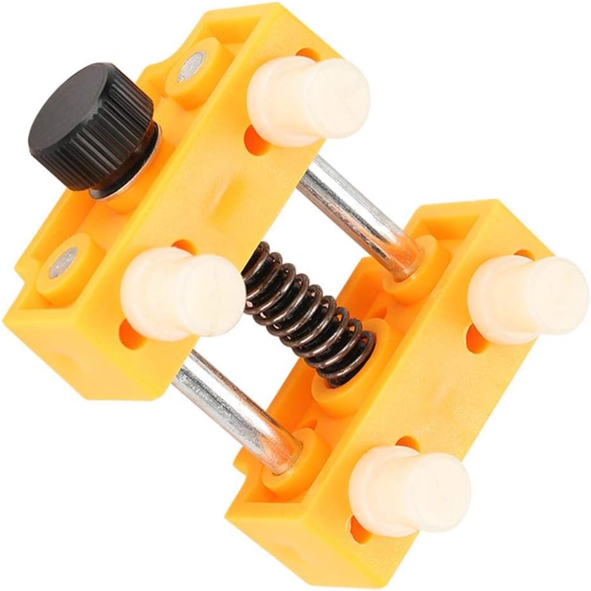 Horloge Reparatie Gereedschap - Kasthouder Fixer - Horloge Onderhoud - Stabiele Basis - 5 x 5 x 5 cm - Geel