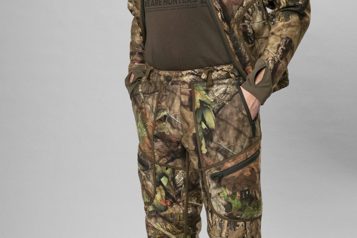 Härkila Kamko Camo omkeerbare WSP Broek Camouflage Broek Outdoor broek Jachtbroek Groen