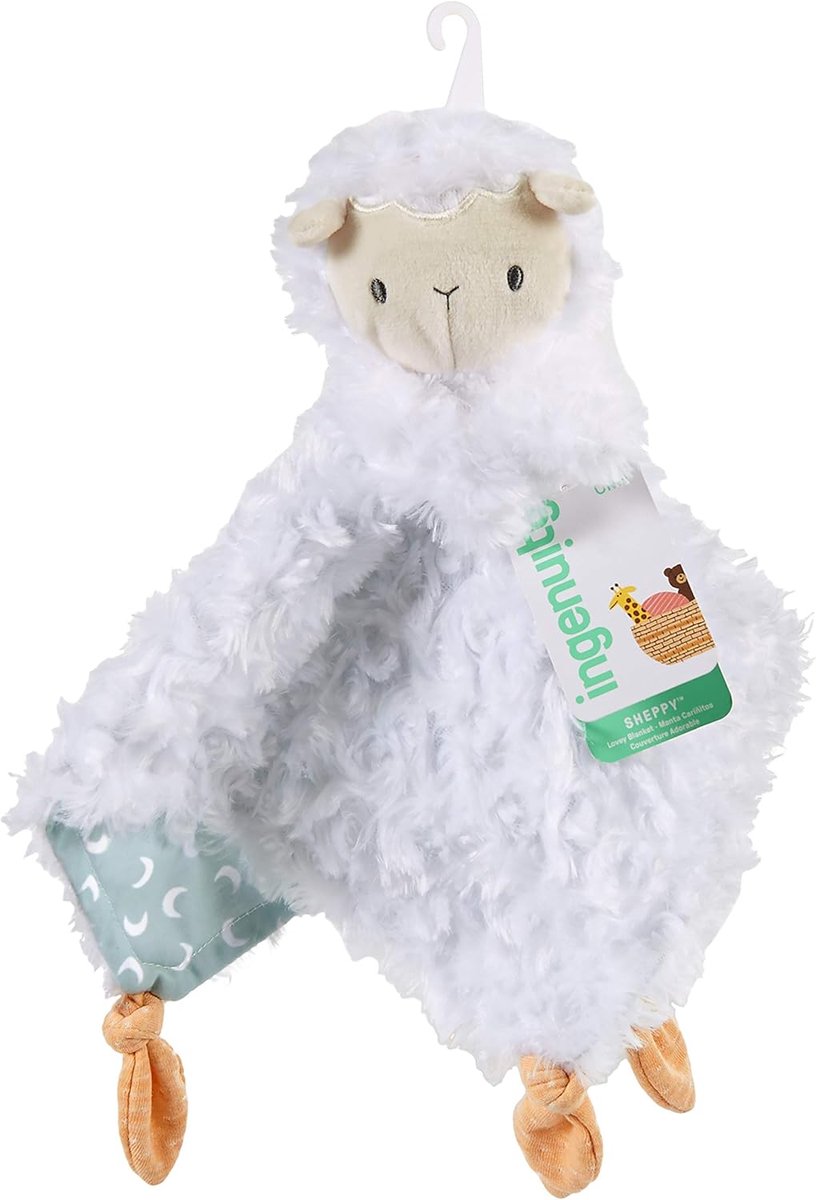 Zacht Knuffeldoek - Speelgoed - Baby entertainment - Met knopen - 3556 cm - Grijs