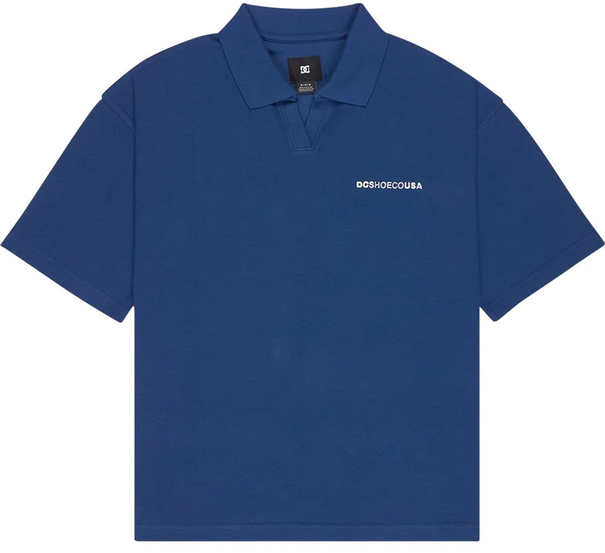 Dc Shoes Classic Club Korte Mouw Poloshirt S Man Blauw