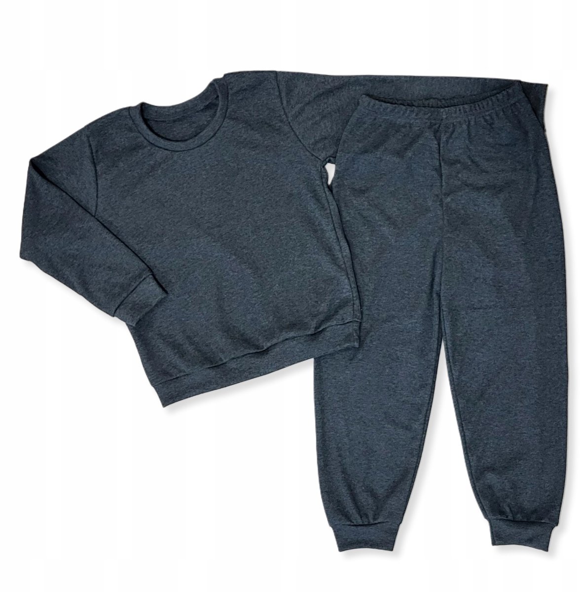 Dartomik - Kinder Pyjama - 116 Maat - Katoen - Melange Grafiet