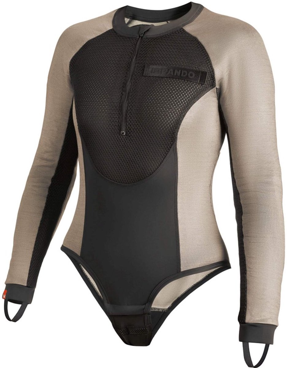 Pando Moto Bia Mesh Dames Grijs Beschermende Base Layer / Body -
