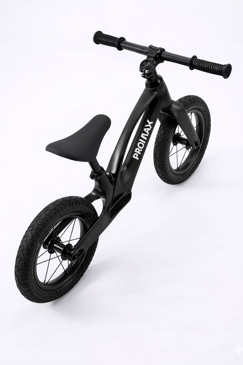 Promax - Loopfiets - BB521 - Sportief - Zwart