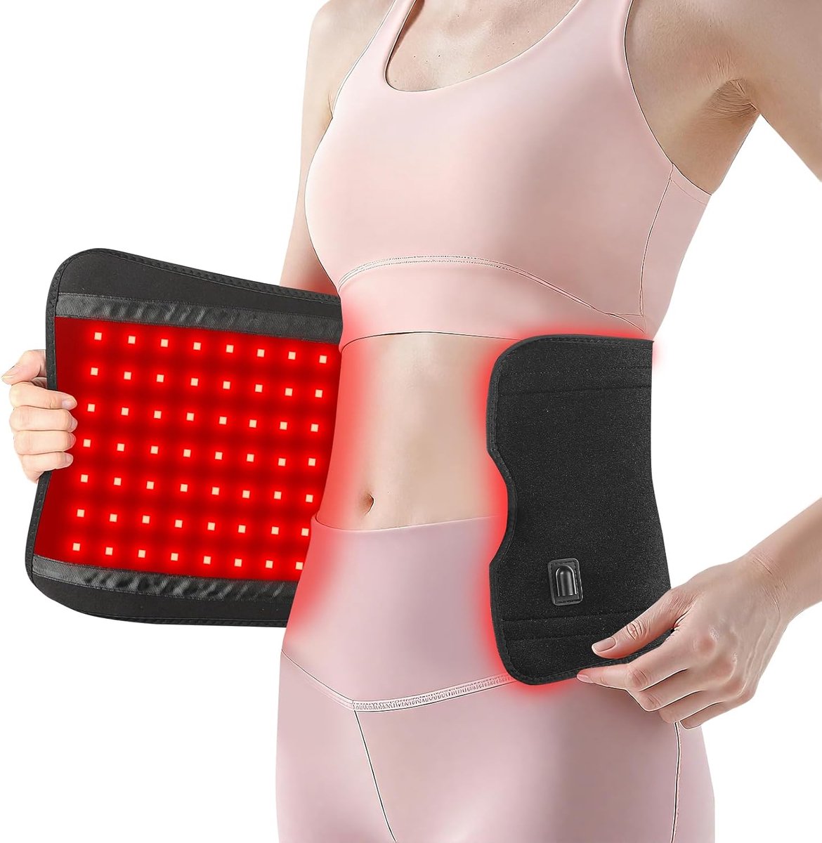 Lichaamsbehandeling Pad - Lichttherapie Apparaat - Herstel Bevorderen - Dubbele Golflengte Technologie - 52 x 53 cm - Zwart
