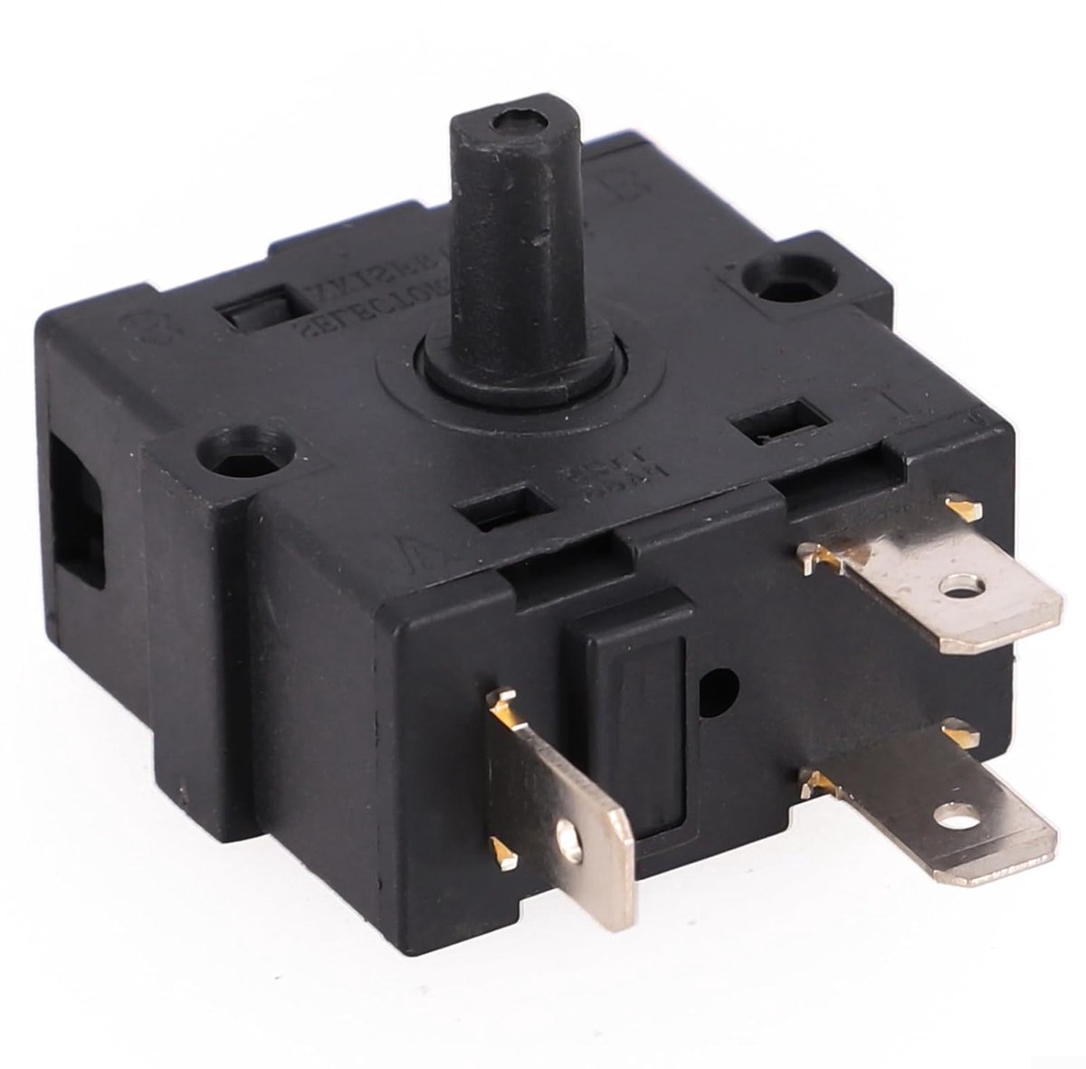 Draaibare Schakelaar - Verwarmer Selector - Temperatuur Regeling - 3 Pin 5Pin Opties - 250V 16A - Zwart