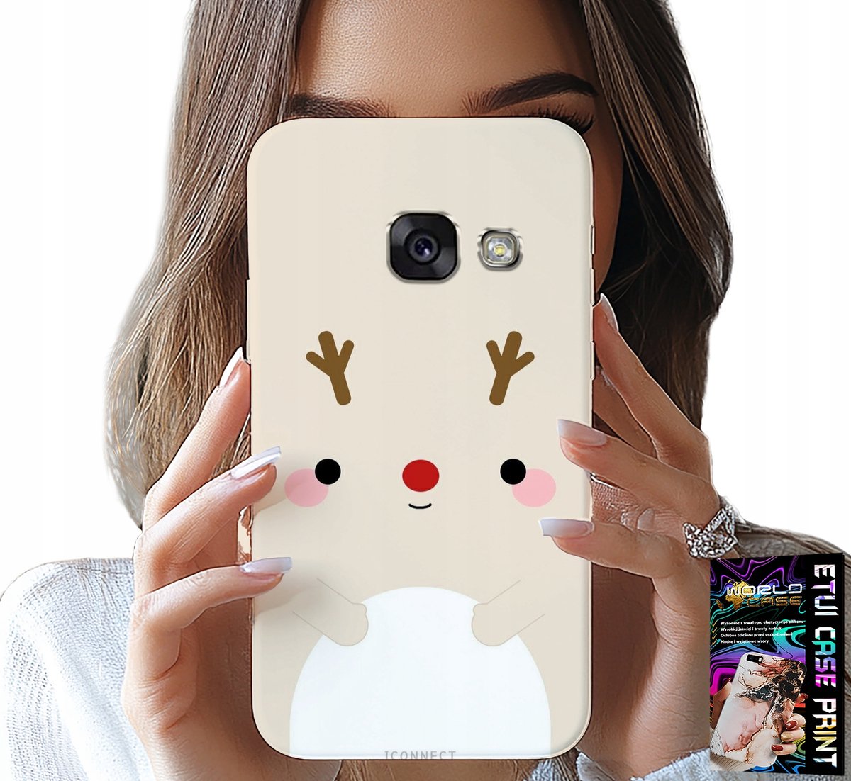 HOESJE VOOR SAMSUNG A5 2017 - RENDIER, RENDIER, KERSTPATRONEN