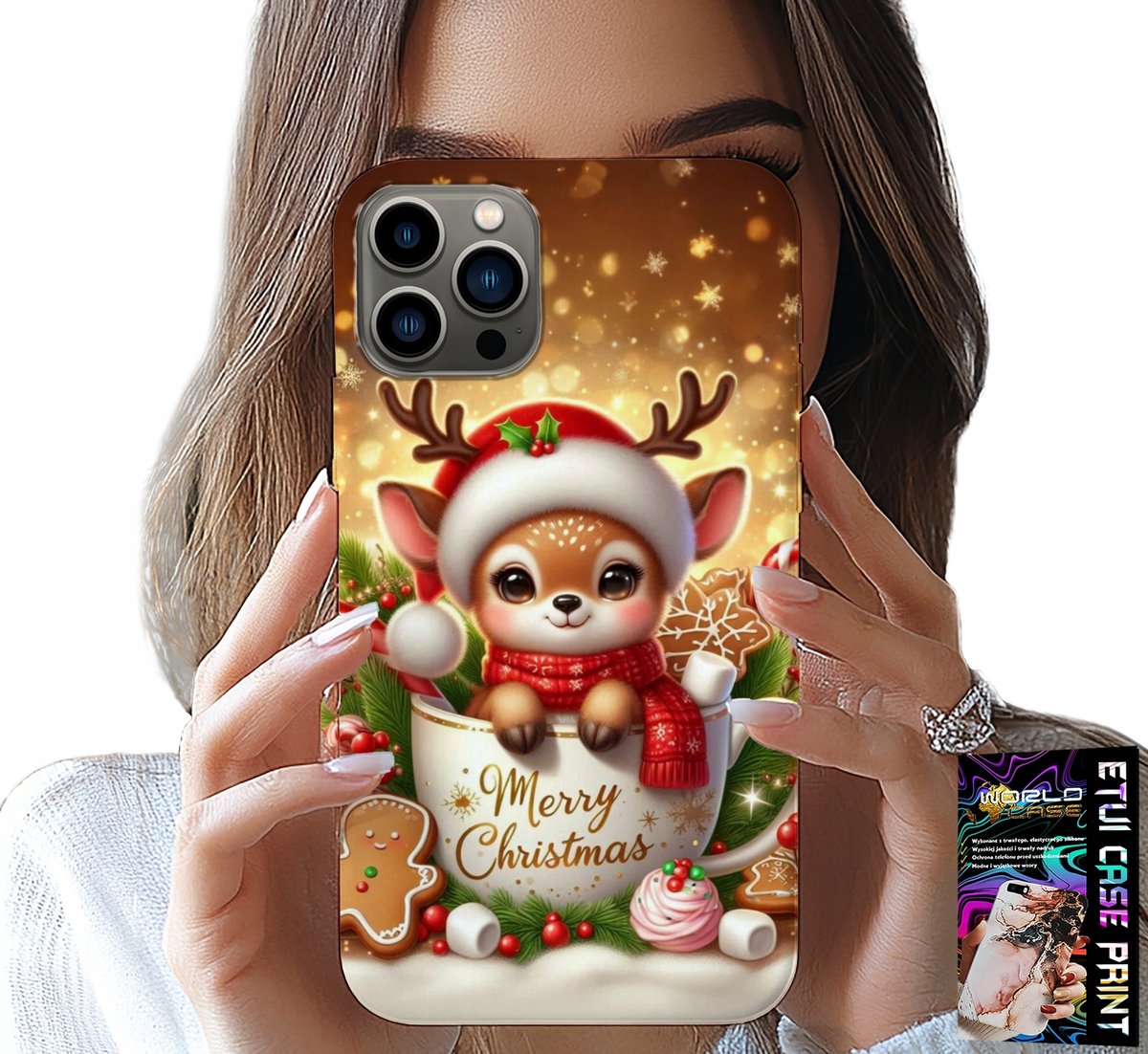 HOESJE VOOR IPHONE 11 PRO MAX - RENDIER ZOET KERSTPATROON