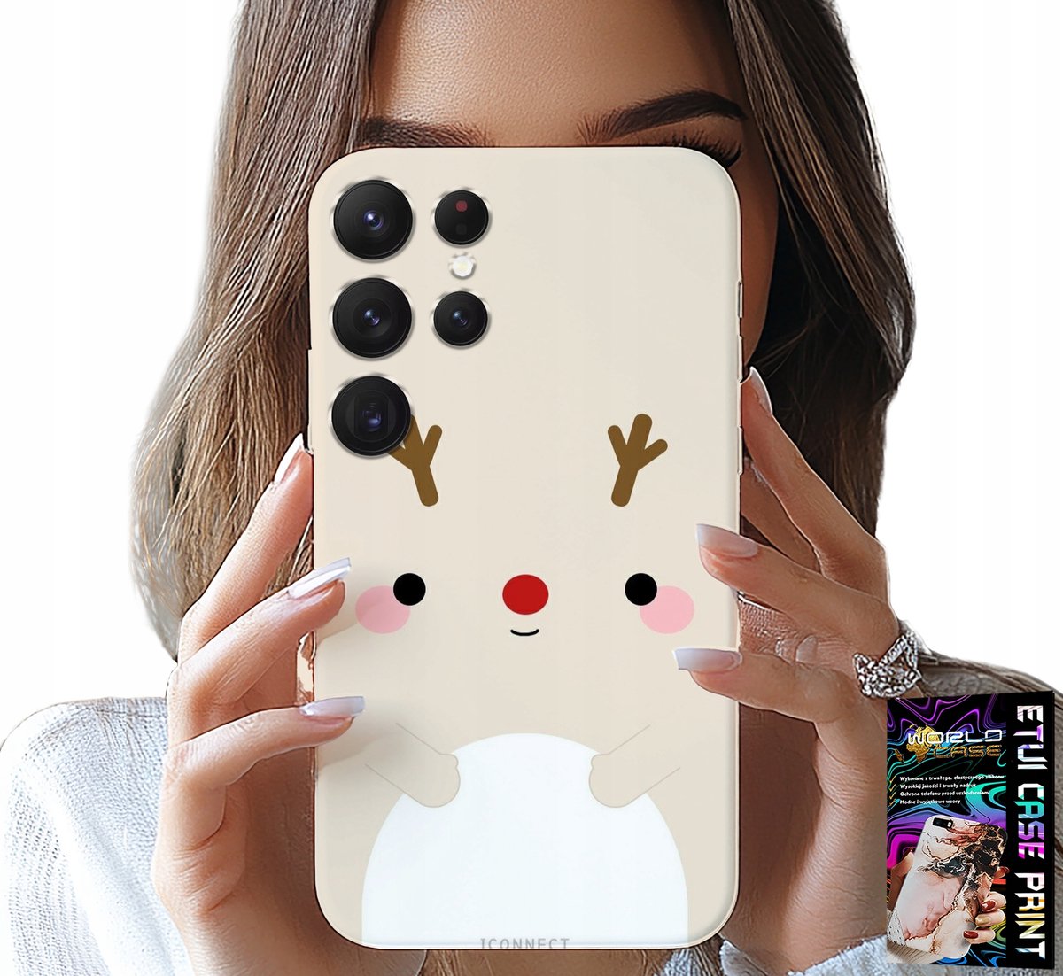 HOESJE VOOR SAMSUNG GALAXY S25 ULTRA - RENDIER, RENDIER, KERSTPATROON