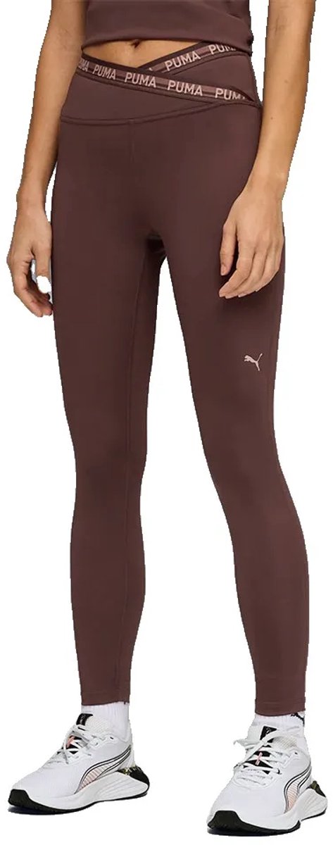 Puma Strong Cross Front Hoge Taille 7/8 Leggings Bruin S Vrouw van Merkloos — afbeelding 3
