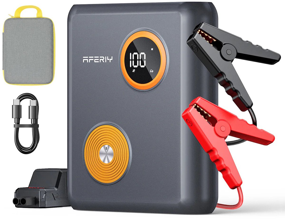 Jumpstarter 3-in-1 - Powerbank - 27.500 mAh - 2.000 Ampère - Sodium-Ion
