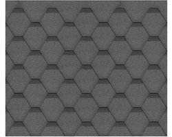 Bitumen Dakshingles - Dakbedekking Dakpannen - Tuinhuis Dak Bedekken - Weerbestendig Materiaal - 3 m² Pakket - Zwart