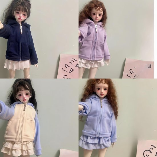 BJD Pop Kleding - Poppen Mode - Verkleden Poppen - Handgemaakt Ontwerp - 16-18 Inch - C — afbeelding 5