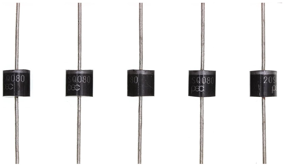 Gelijkrichter Diodes - Schottky Componenten - Elektronica Reparatie - 20 Amp 80 Volt - R-6 Pakket