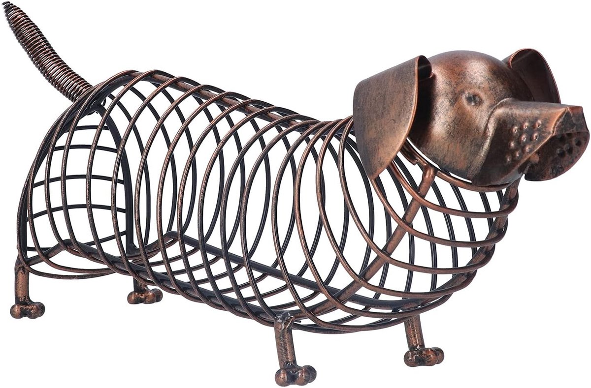 Wijnkurkhouder - Kurken Verzamelaar - Wijn Opslag - Tekkel Vorm - 33x15x9 cm - Bruin