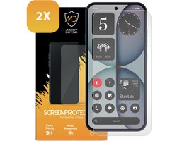 2-Pack MobyDefend Screenprotectors - Geschikt voor Nothing Phone (4a) - Case-Friendly Screensavers - Gehard Glas