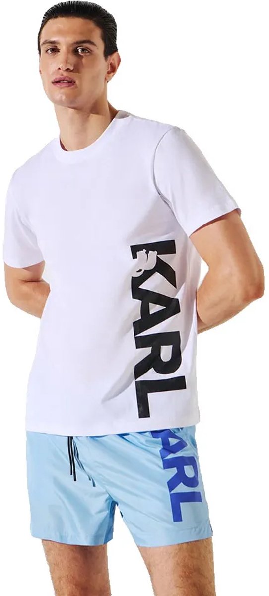 Karl Lagerfeld Jeans A2m46038 T-shirt Met Korte Mouwen Wit M Man